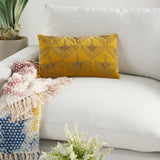 nourison sofia az534 gold pillow
