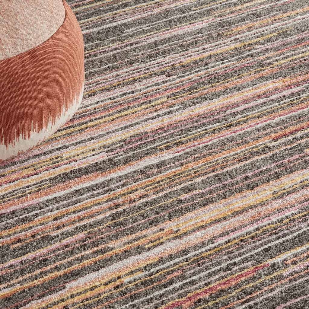 nourison plateau pae01 grey flame rug
