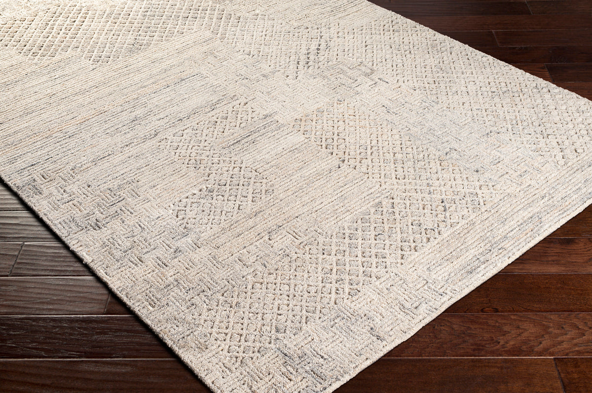 surya rosario roa 2304 charcoal rug