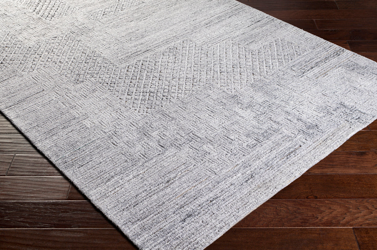surya rosario roa 2305 charcoal rug