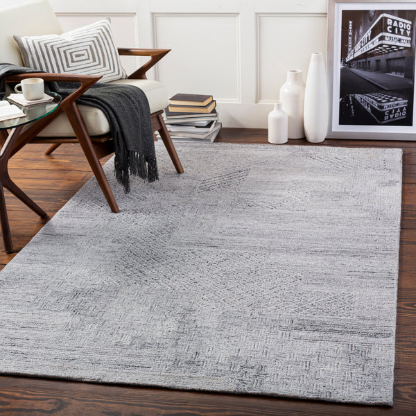 surya rosario roa 2305 charcoal rug