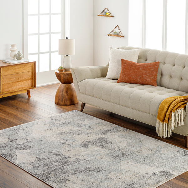 surya rojin roj 2302 light grey rug