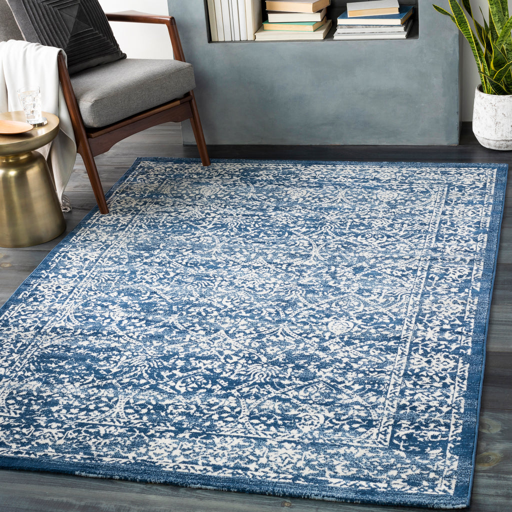 surya roma rom 2301 navy rug