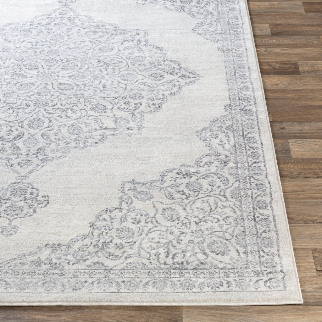 surya roma rom 2317 medium gray rug