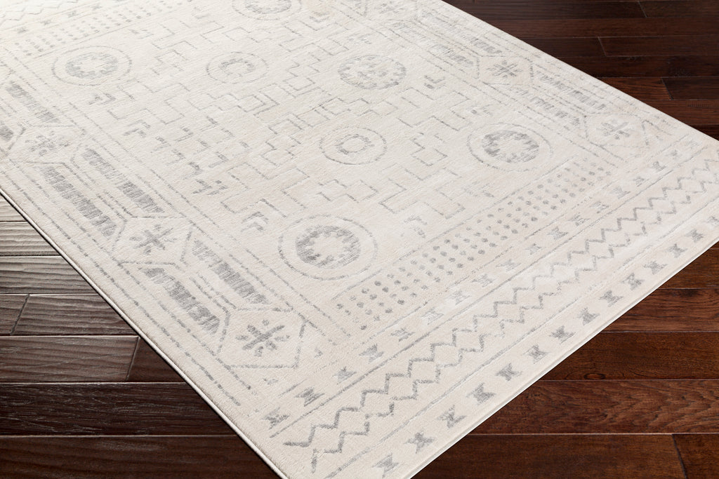 surya roma rom 2332 white rug