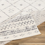 surya roma rom 2338 white rug