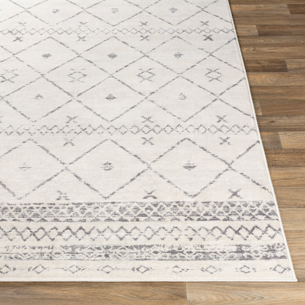 surya roma rom 2338 white rug
