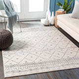 surya roma rom 2338 white rug