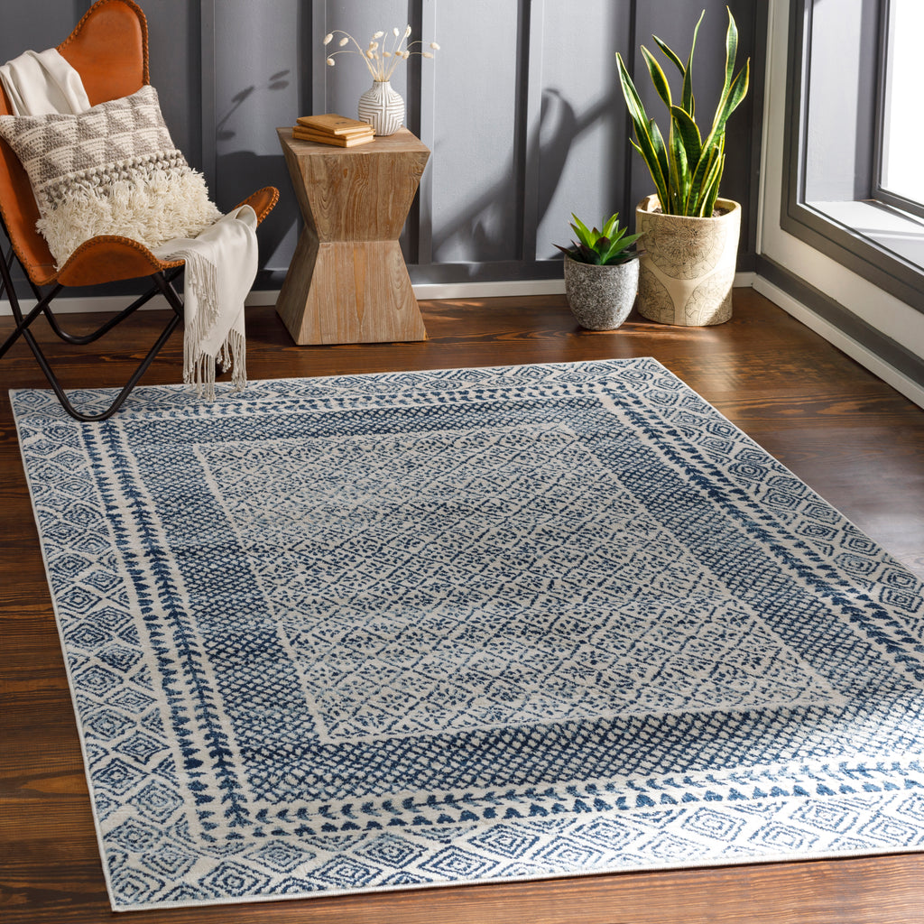 surya roma rom 2384 blue rug