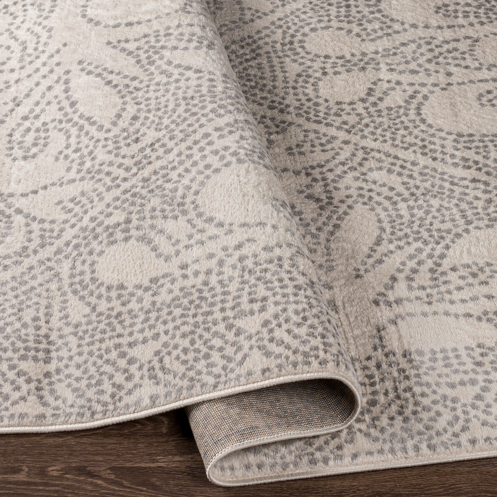 surya roma rom 2386 light gray rug
