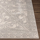 surya roma rom 2386 light gray rug