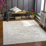 surya roma rom 2386 light gray rug