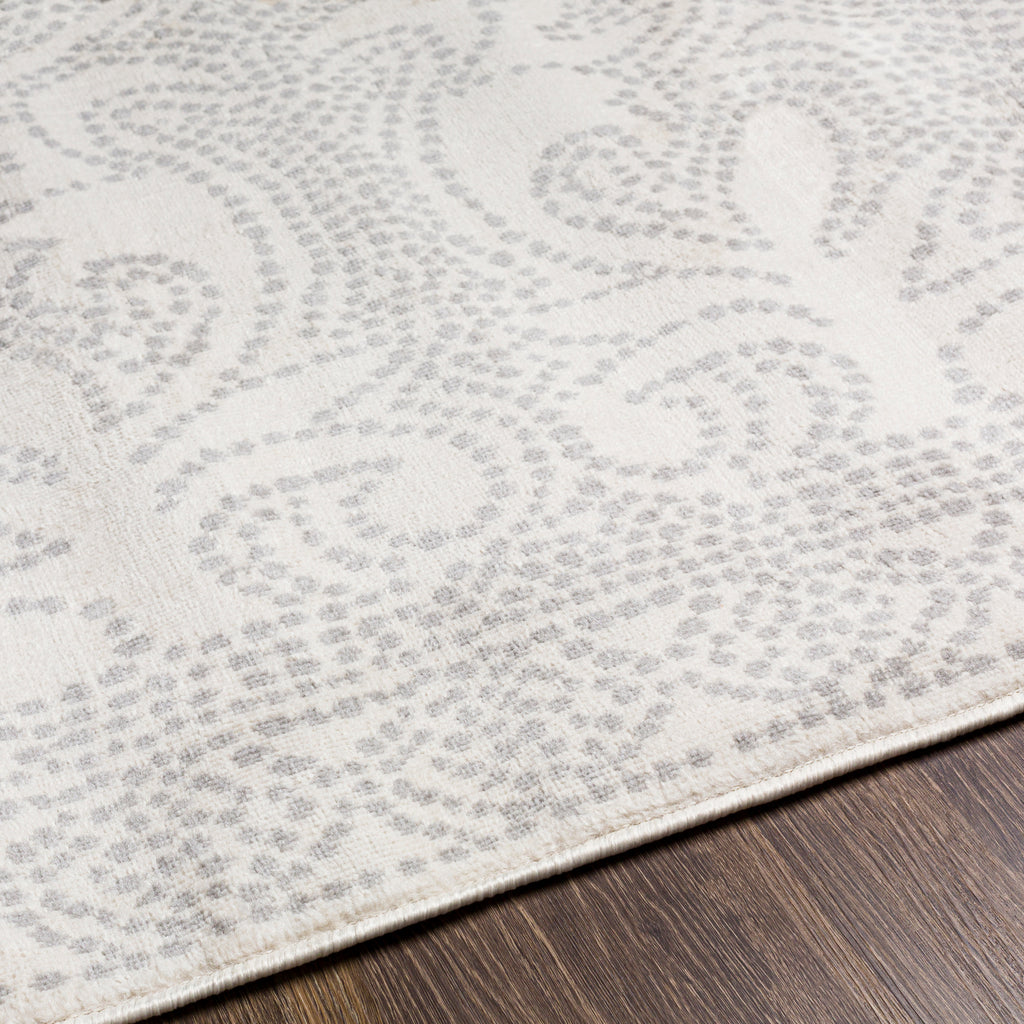 surya roma rom 2386 light gray rug