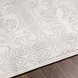 surya roma rom 2386 light gray rug