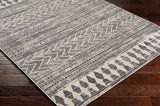 surya roma rom 2396 charcoal rug