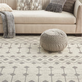 nourison grafix grf37 ivory grey rug