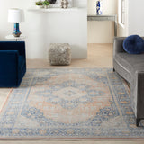 nourison silken allure stn07 blush multi rug