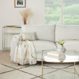 nourison luminescence z5000 silver pillow