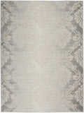 nourison elation etn03 ivory grey rug