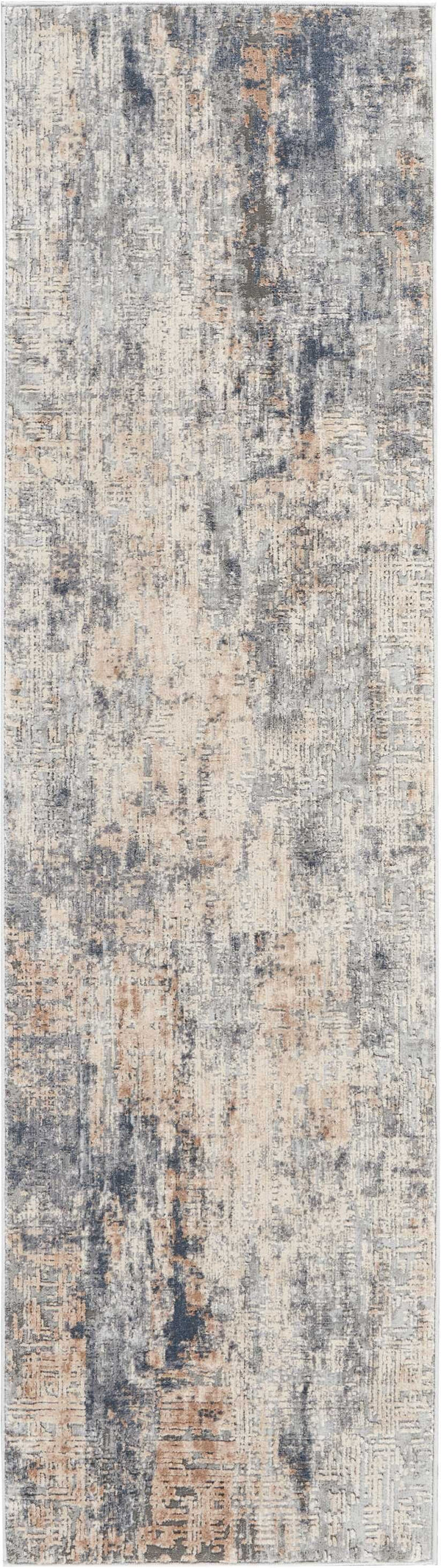 Nourison Rustic Textures RUS01 Grey/Beige Rug