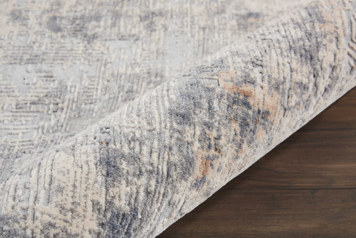 Nourison Rustic Textures RUS01 Grey/Beige Rug