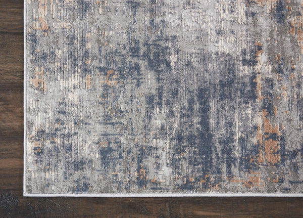 Nourison Rustic Textures RUS01 Grey/Beige Rug