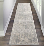 Nourison Rustic Textures RUS01 Ivory/Silver Rug