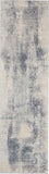 Nourison Rustic Textures RUS02 Blue/Ivory Rug