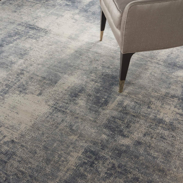 Nourison Rustic Textures RUS02 Blue/Ivory Rug