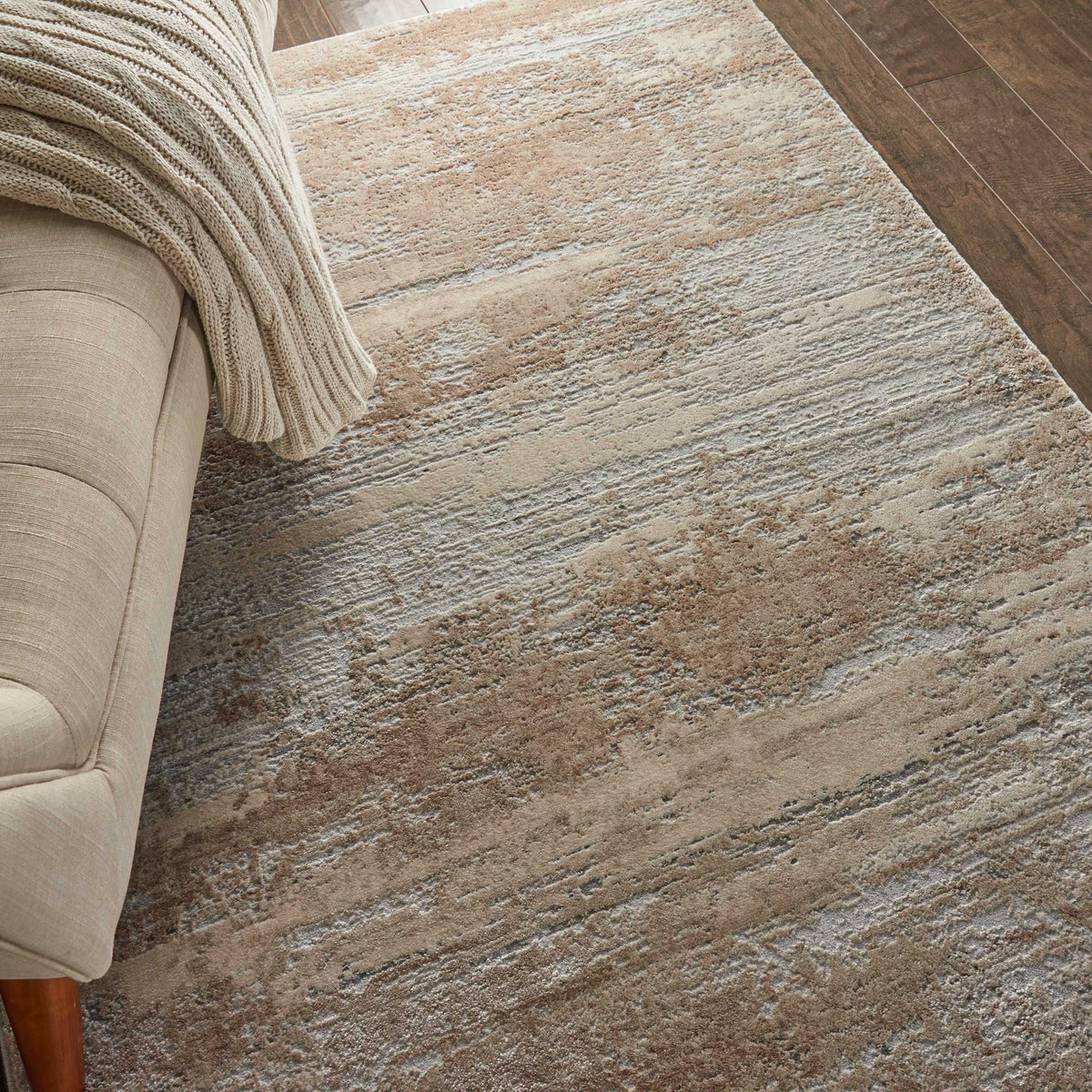 Nourison Rustic Textures RUS03 Beige Rug