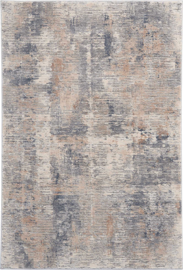 Nourison Rustic Textures RUS05 Beige/Grey Rug