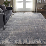 Nourison Rustic Textures RUS06 Grey/Beige Rug