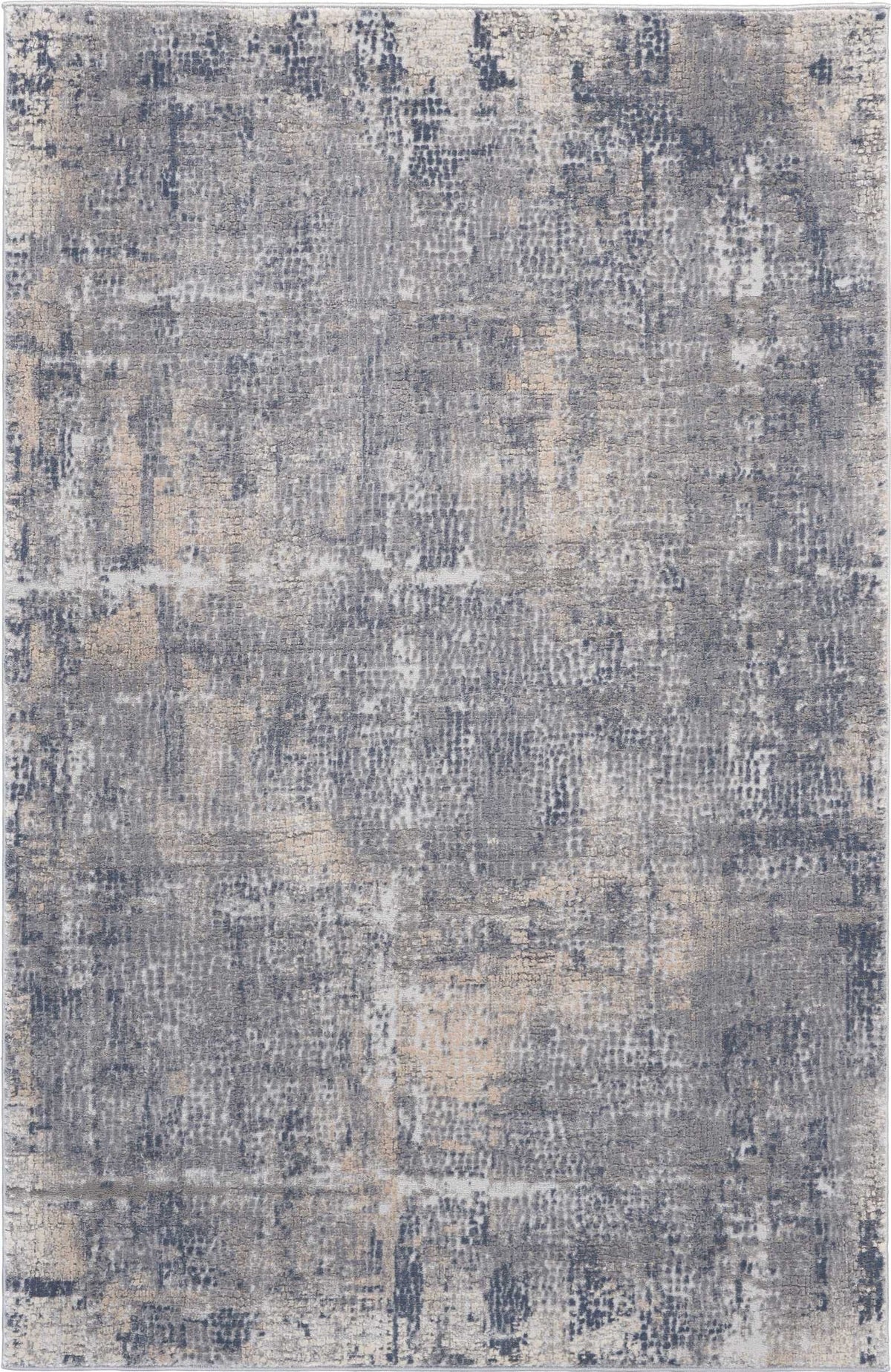 Nourison Rustic Textures RUS06 Grey/Beige Rug