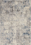 Nourison Rustic Textures RUS07 Ivory/Grey-Blue Rug