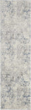 Nourison Rustic Textures RUS07 Ivory/Grey-Blue Rug