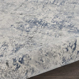 Nourison Rustic Textures RUS07 Ivory/Grey-Blue Rug