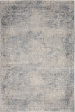 Nourison Rustic Textures RUS09 Ivory/Light Blue Rug