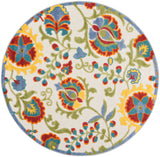 nourison aloha alh17 ivory multi rug