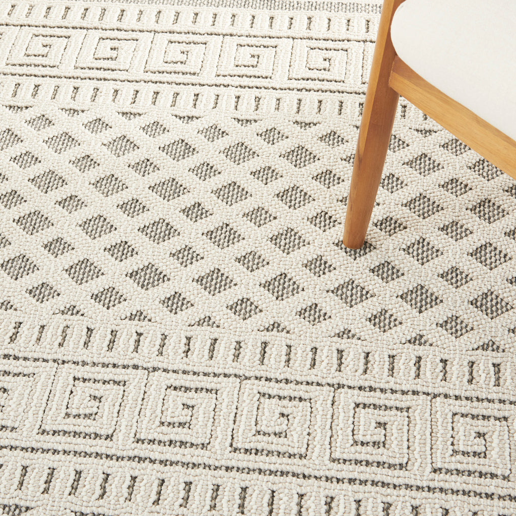 nourison paxton pax05 ivory grey rug