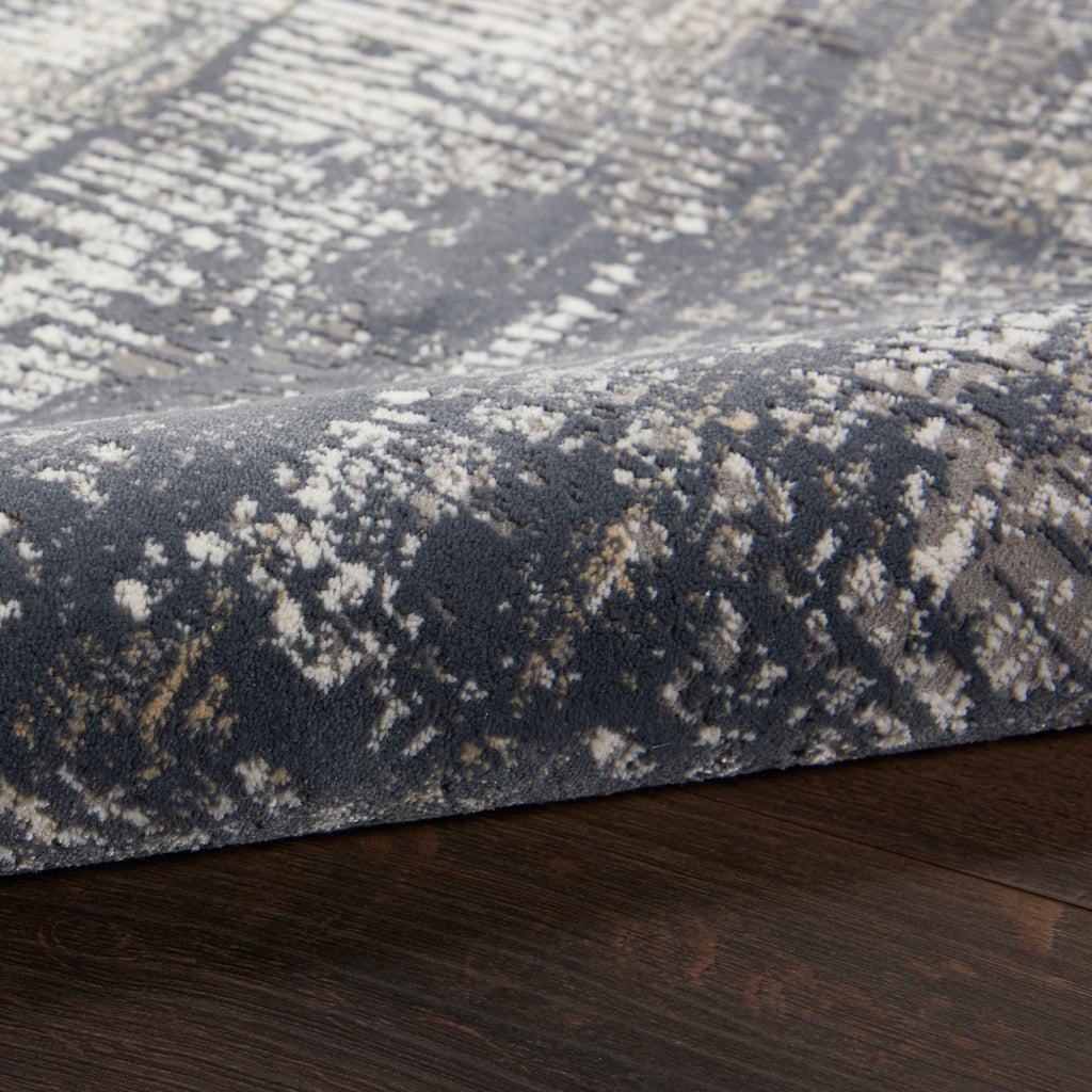 nourison ma90 uptown upt03 charcoal grey rug