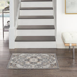 nourison elation etn09 grey rug