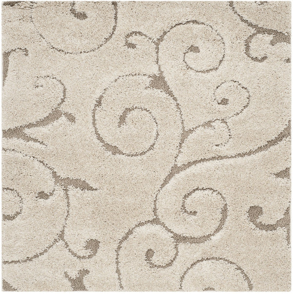 Safavieh Clearance Florida Shag SG455-1113 Cream Beige Rug