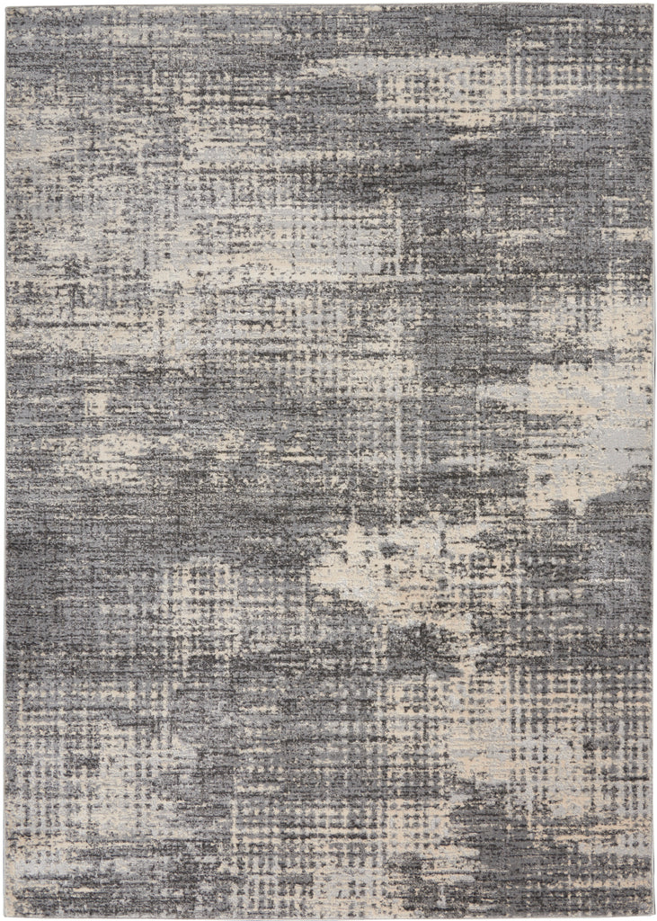 nourison rush ck953 grey beige rug