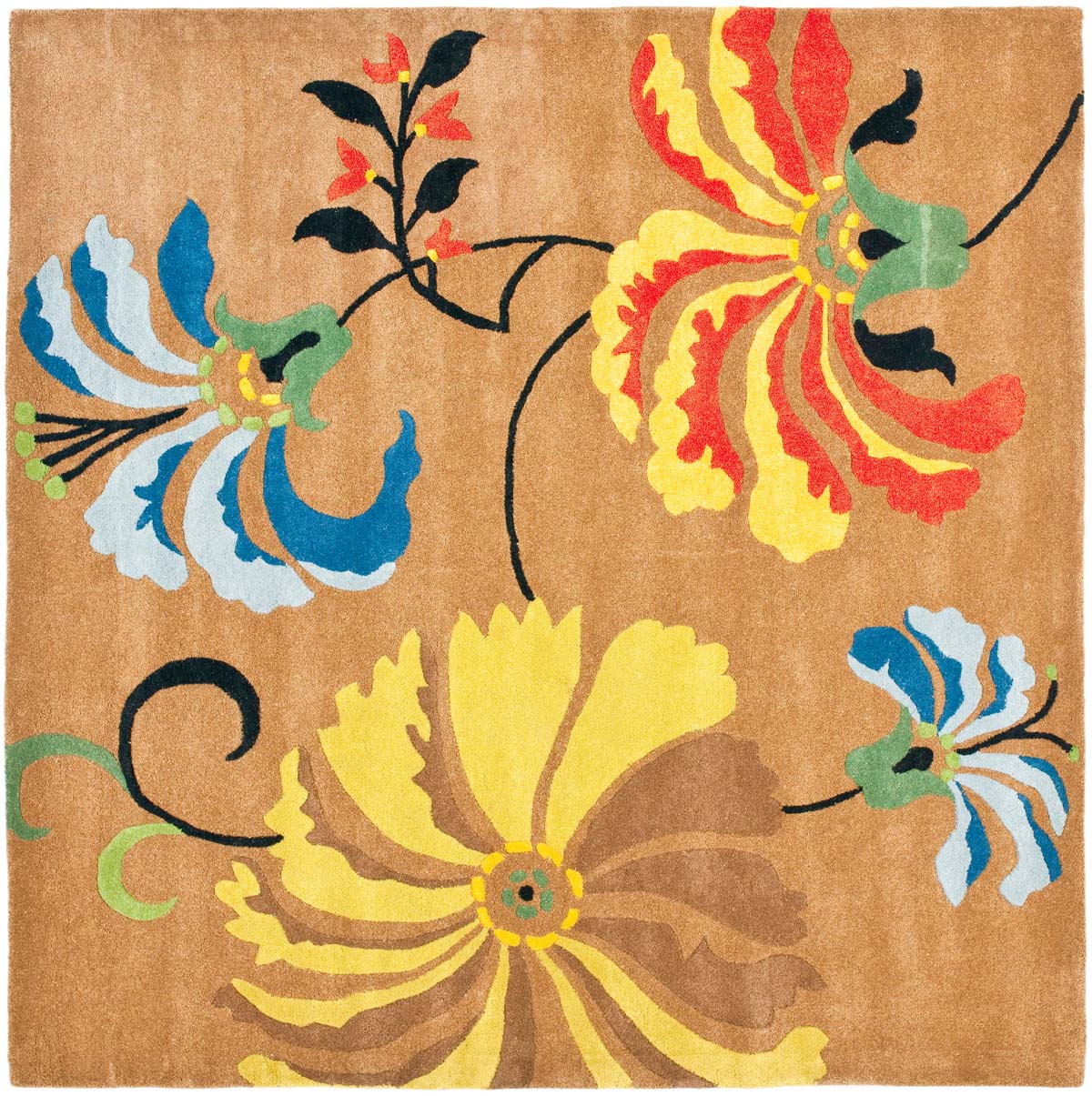Safavieh Clearance Sohos SOH740A Brown Multi Rug