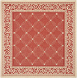 Safavieh Clearance Courtyard CY1502-3707 Red Rug
