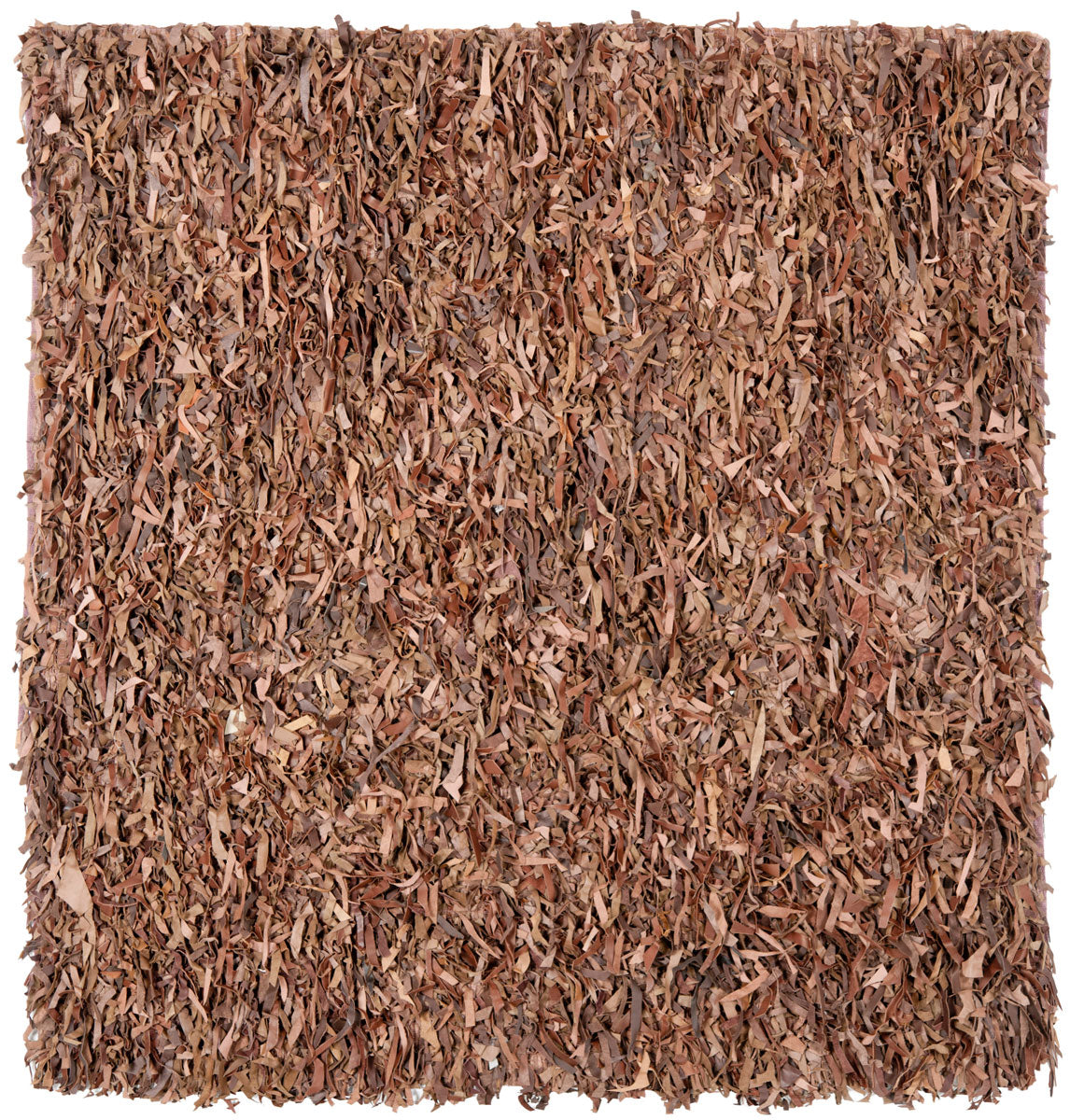 Safavieh Clearance Leather Shag LSG511K Brown Rug