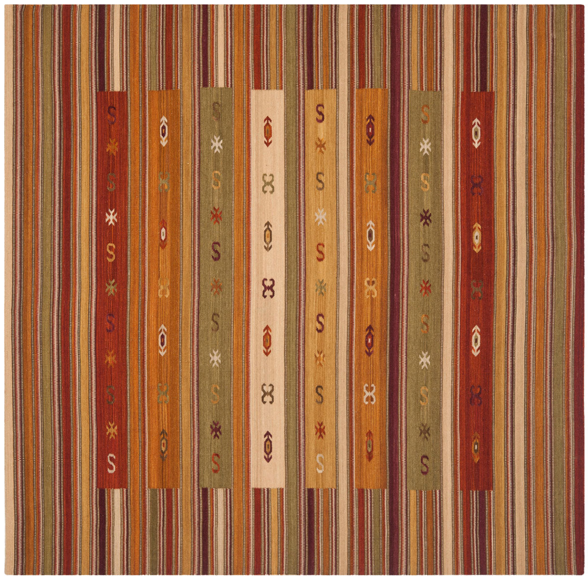 Safavieh Clearance Kilim NVK178A Burgundy Rug
