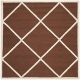 Safavieh Clearance Cambridge CAM136H Dark Brown Rug