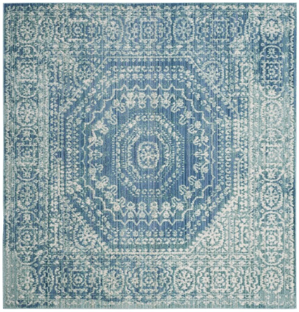 Safavieh Clearance Valencia VAL205R Blue Multi Rug