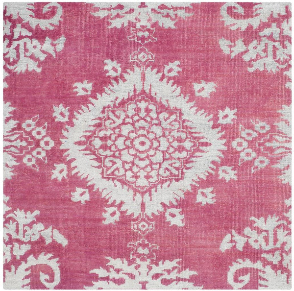 Safavieh Clearance Stone Wash STW235C fuschia Rug